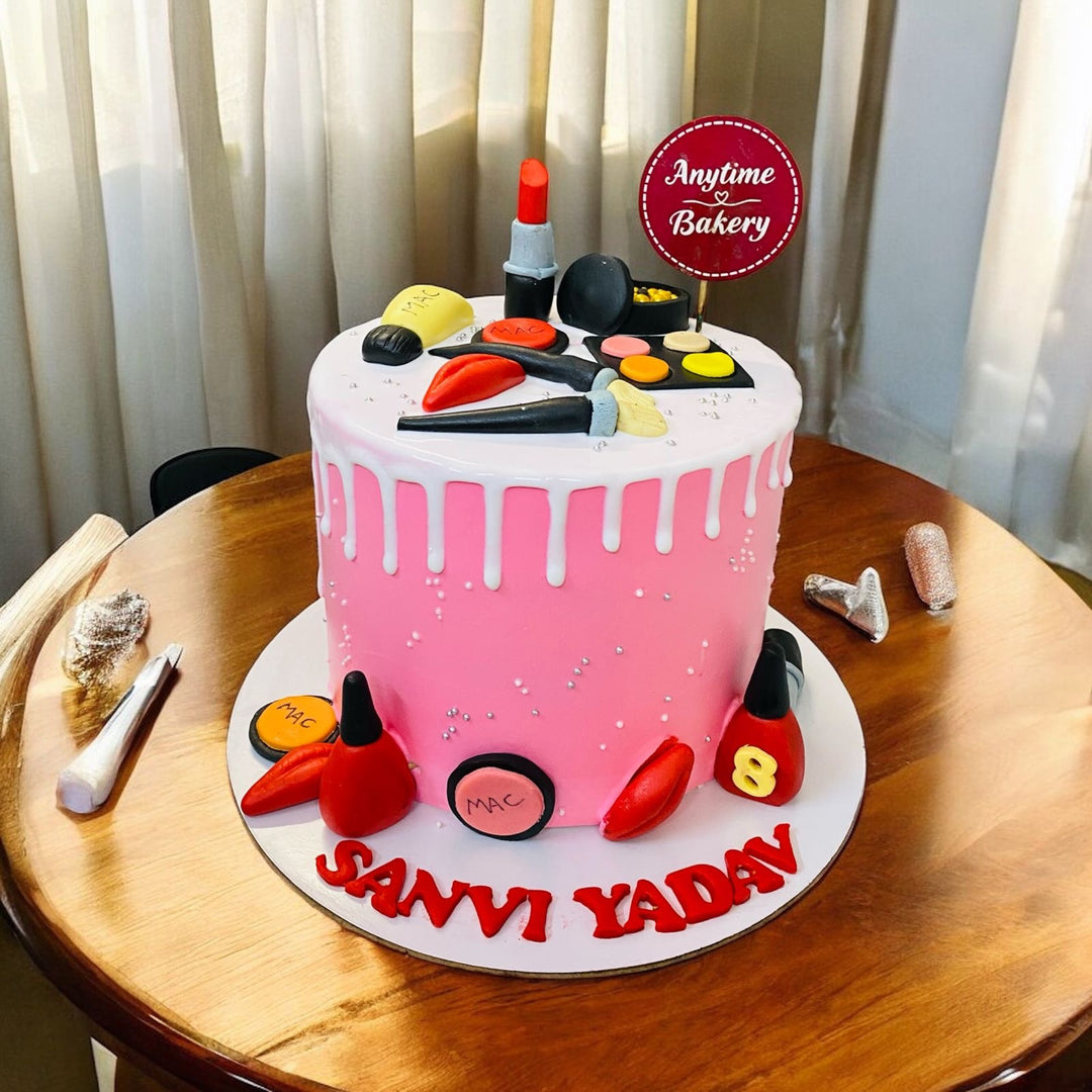MAC Makeup Fondant Cake