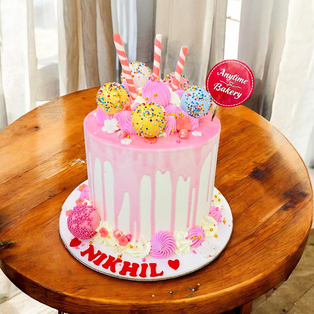 Premium Exotic Strawberry Cake