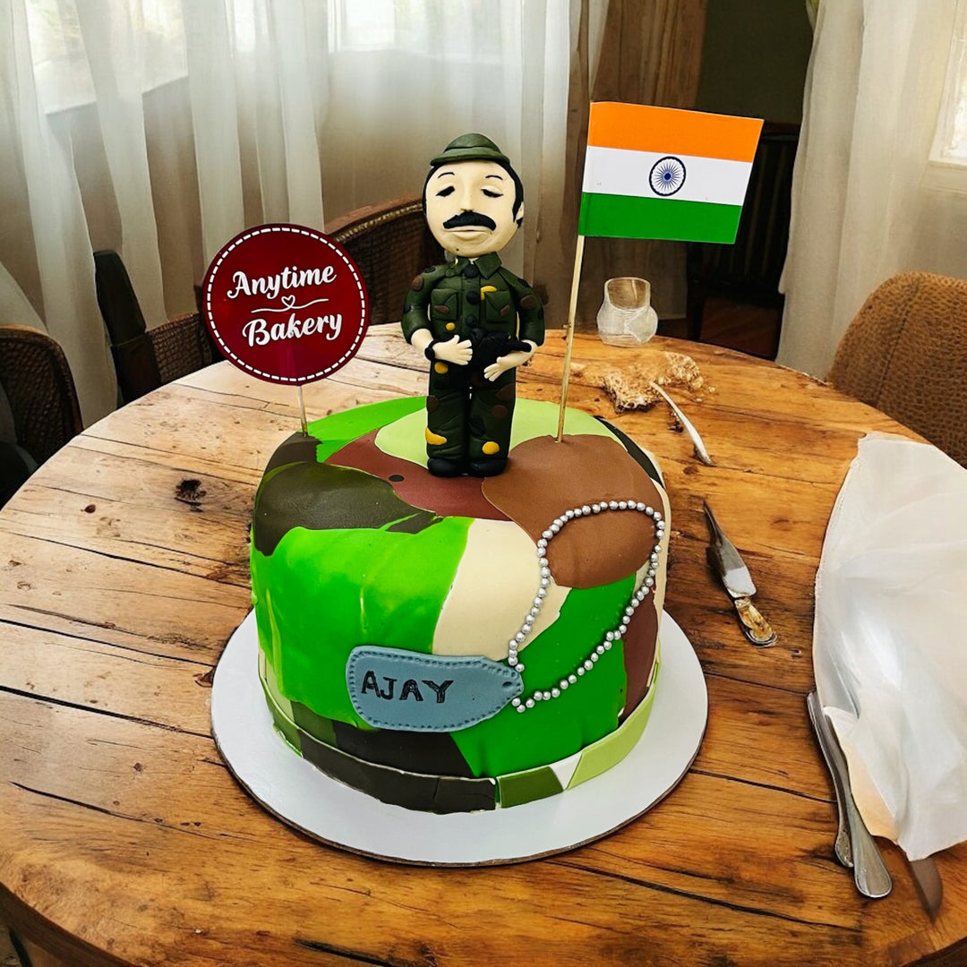 Uniformed Hero Celebration Cake