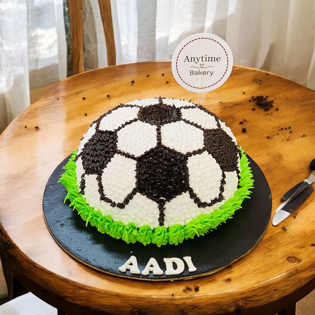 Designer Football Birthday Cake