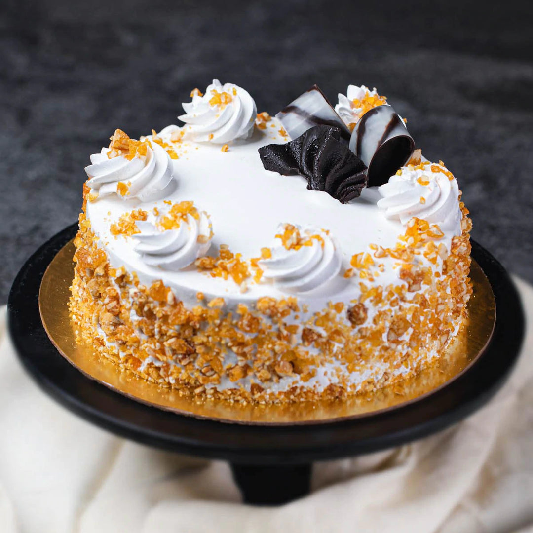 Crunchy Nougat Butterscotch cake