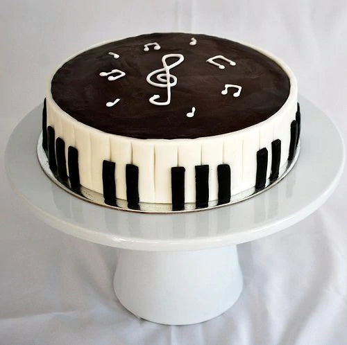 Piano Themed Customized Cake