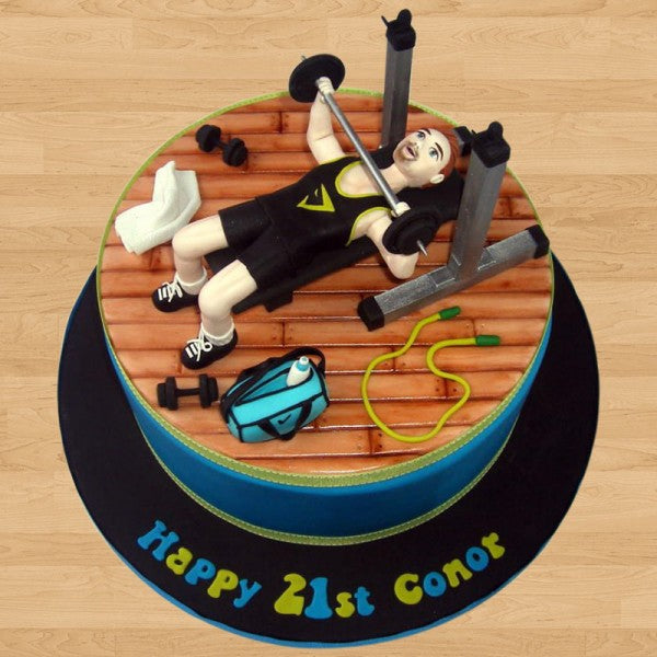 21th Total Gym Freak Cake