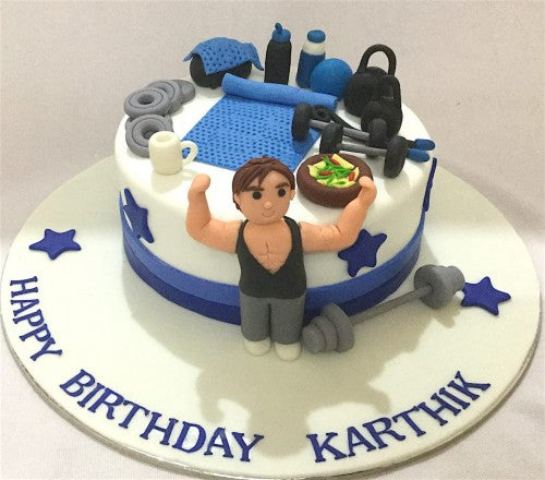 Gym Loving Bestie Cake