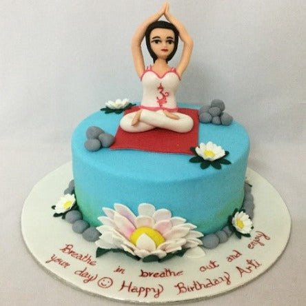 Yoga Therapy Theme Cake
