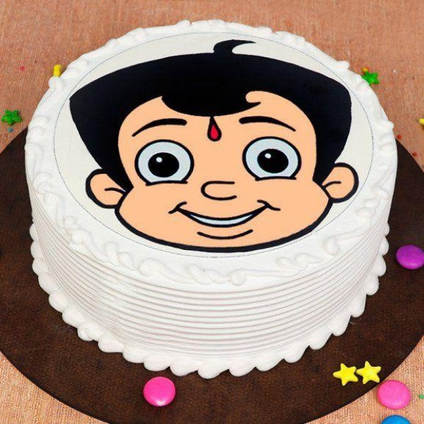 Chota Bheem Customized Photo Cake