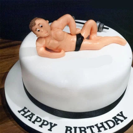 Dude in the Gym Cake