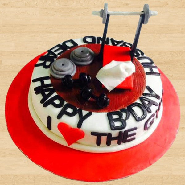 Husband a Gym Freak Cake