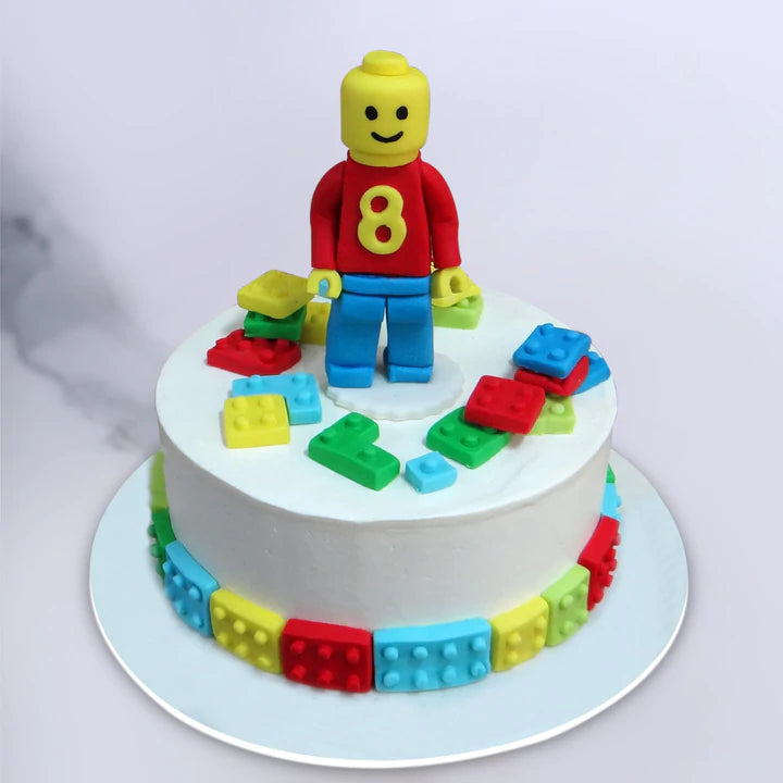 Classic Lego Theme Cake