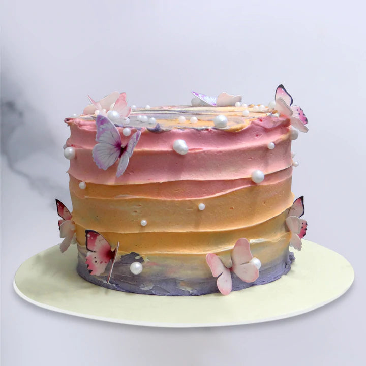 Multicolour Ombre Cake