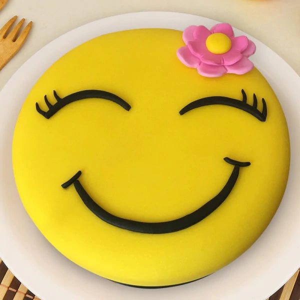 Perfectly Designed Emoji Cake