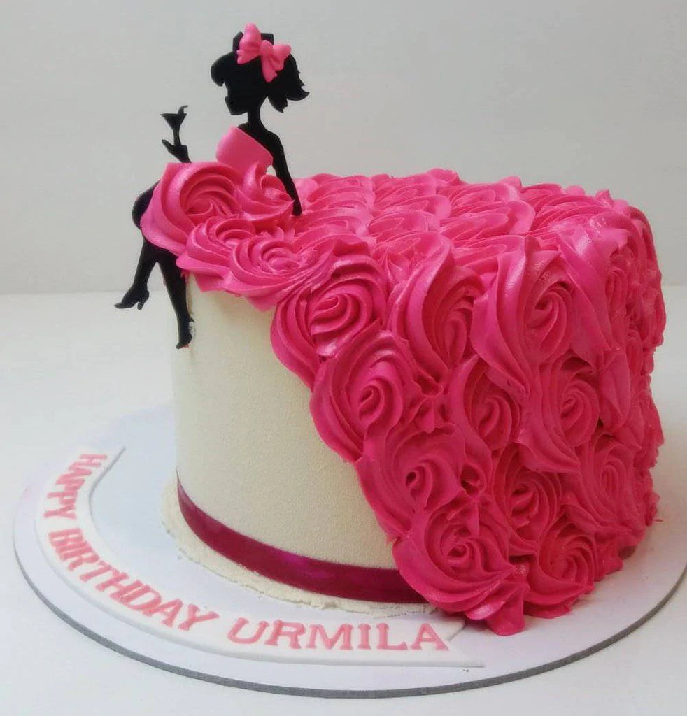 Beautiful Floral Girl Cake