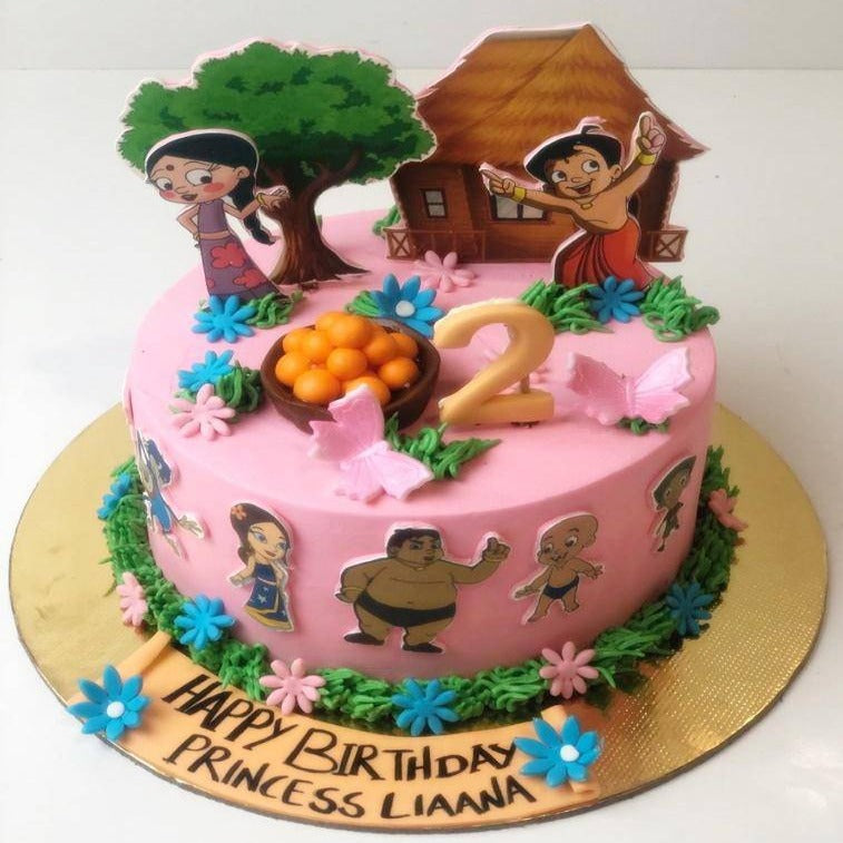 Bheem Chillar Party Cake