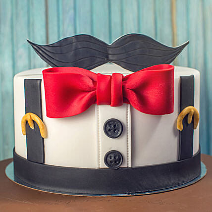 Gentleman Designer Theme Cake