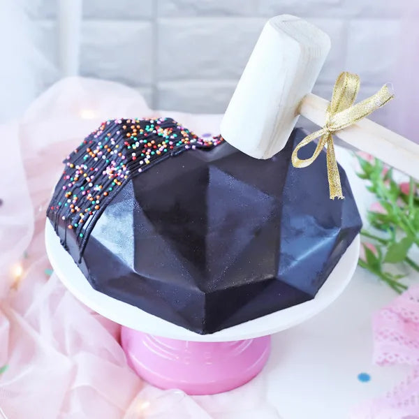 Chocolate Heart Pinata Cake