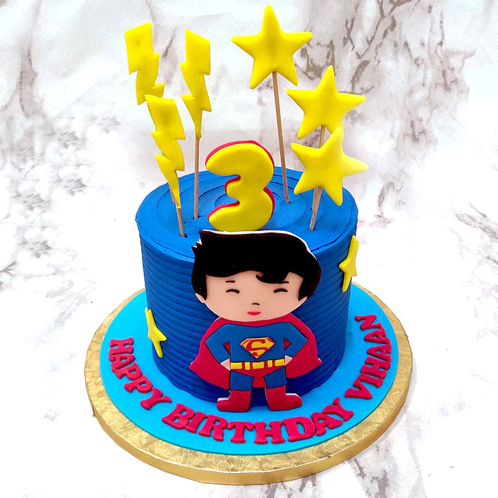 Superman Theme Cake