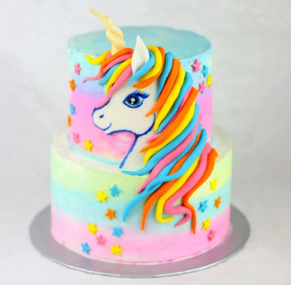 Double Story Unicorn Cake