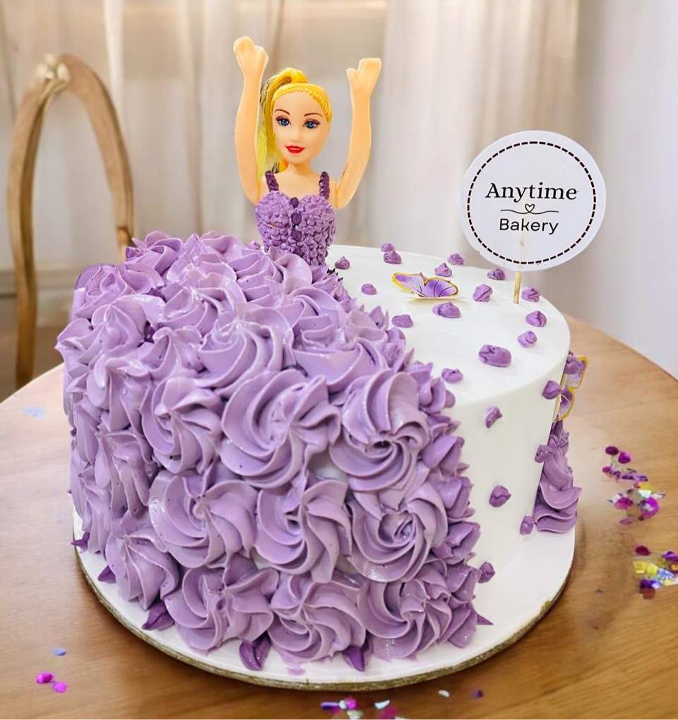 Little Angel barbie Doll Cake