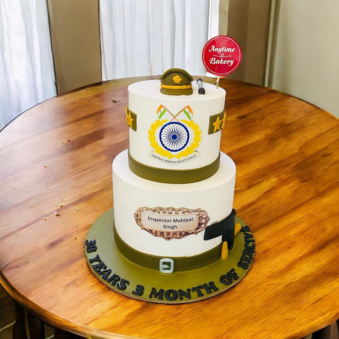 Crpf Theme Cake