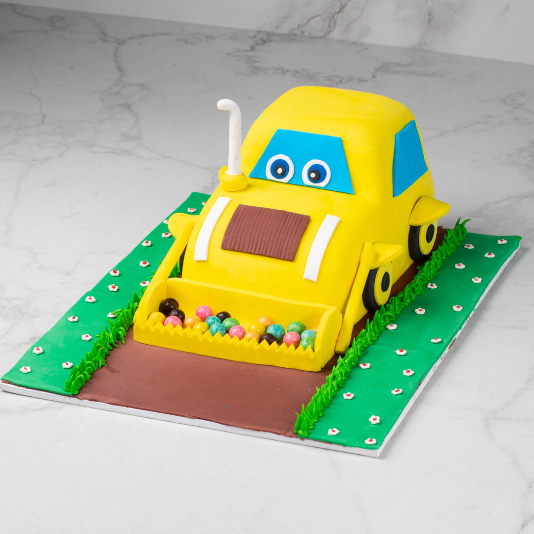 Kid's Toy - Bulldozer Theme Fondant