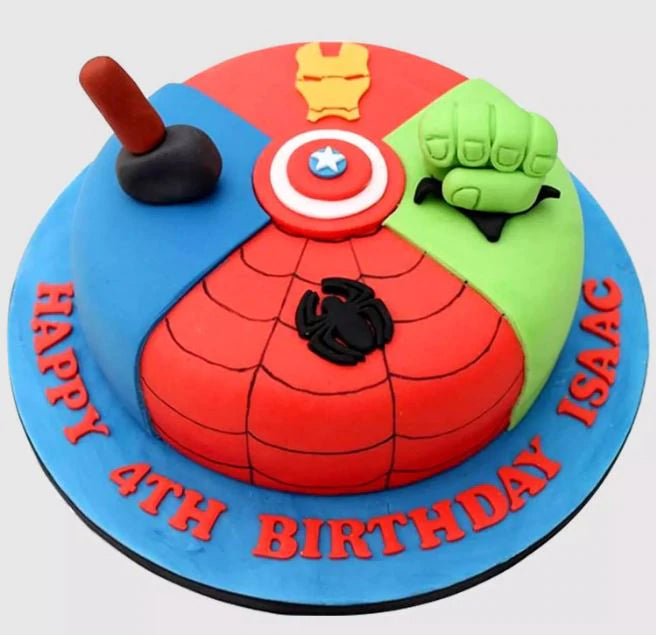 Marvel's avenger theme cakes