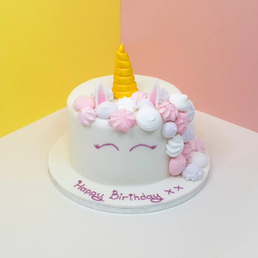 Baby Pink Unicorn Cake